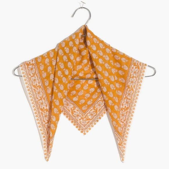 Madewell Accessories - Madewell Mustard Yellow Bandana Never Used